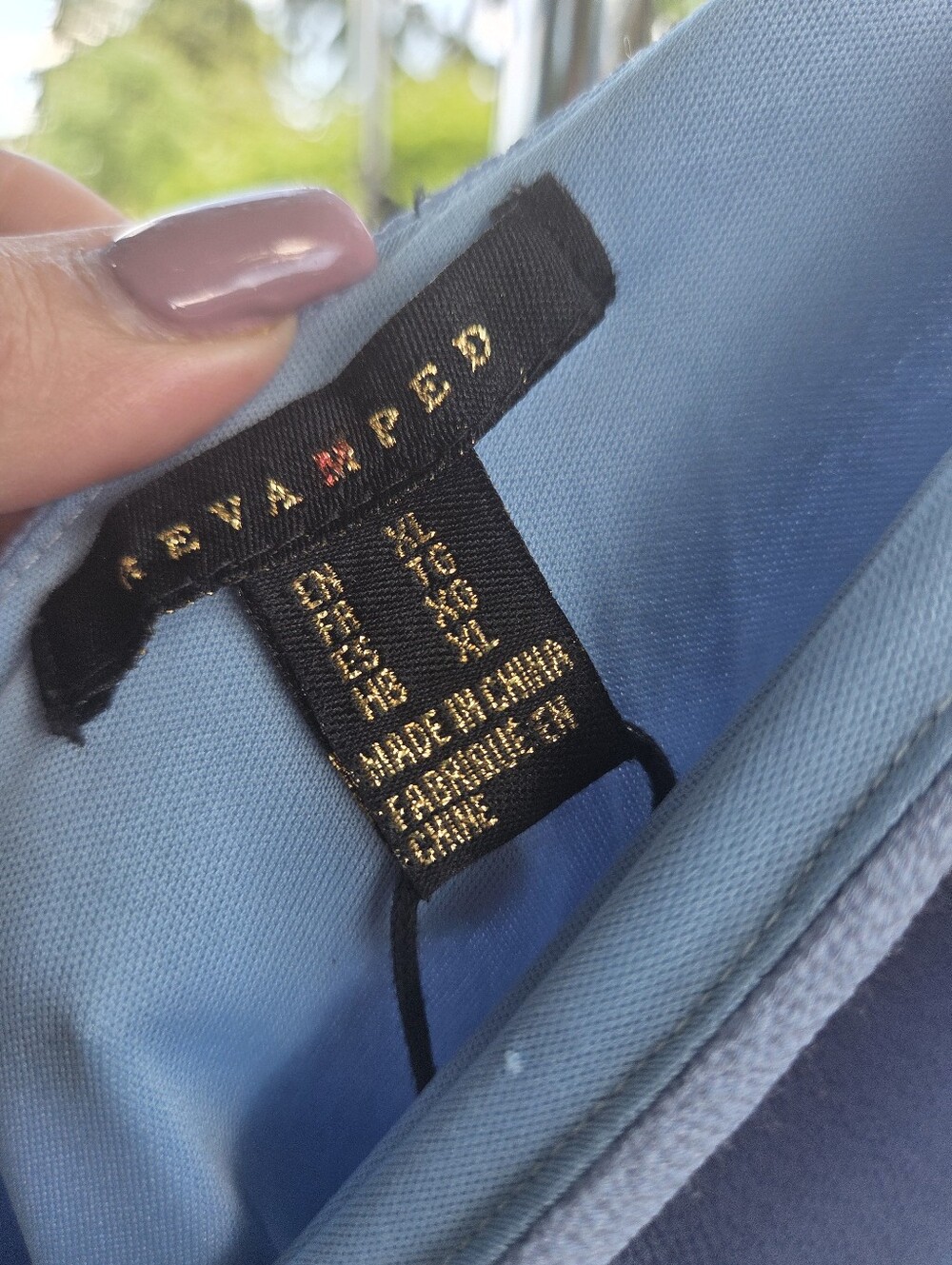 Revamped Size Xl Blue Dress, Brand New - Picture 2 of 4